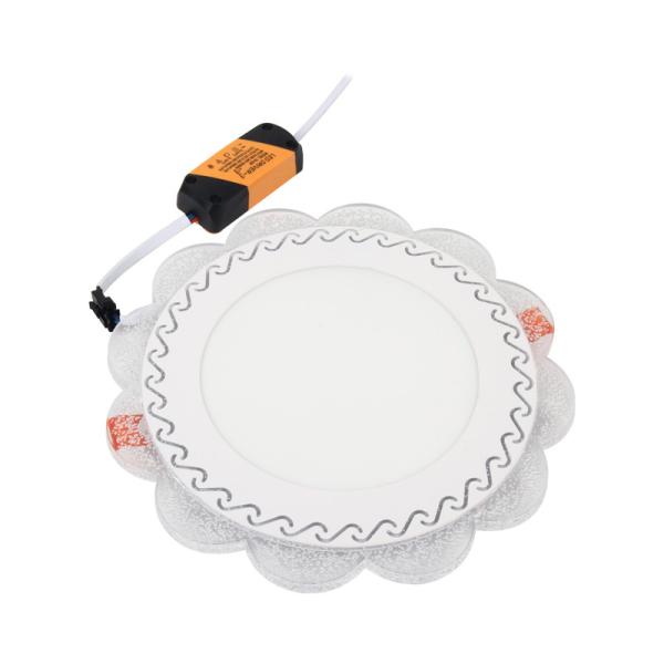 OEM ODM Flat Panel LED Lights RGB Glass Flower Bubble Design