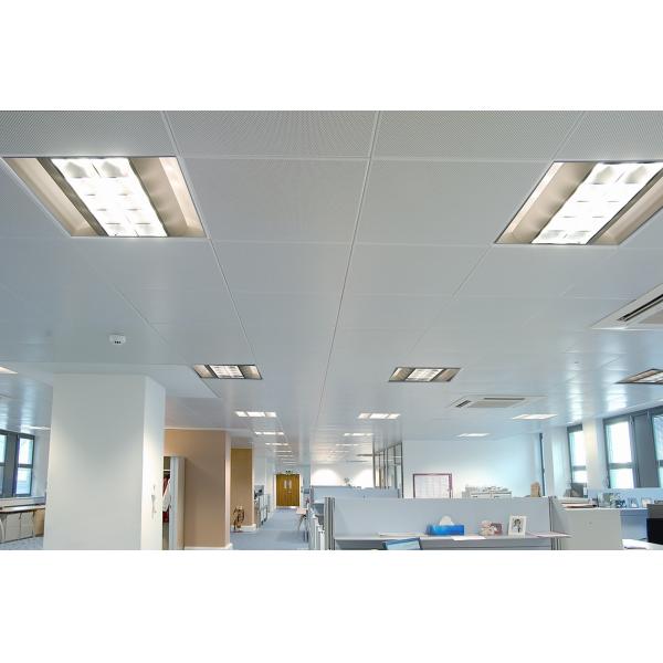 PVDF Galvanized Steel Ceiling Panels Concealed Square Edge Perforated Pattern