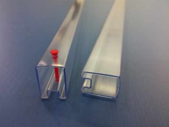 Clear With Plugs Anti Static ESD IC Packaging Tube For Electronic Component