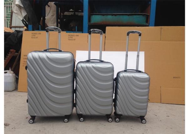 Colorful ABS Trolley Luggage , Hard Shell Carry On Luggage With Normal Combination Lock