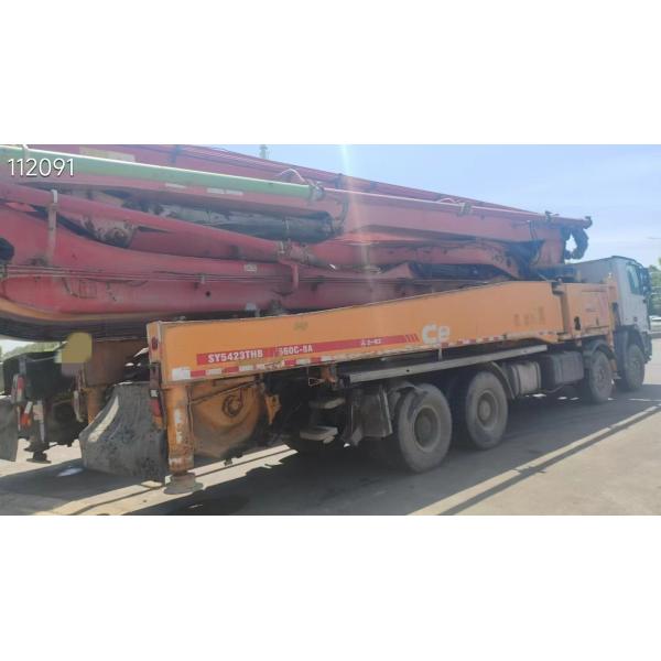 2016 Sany industria pesada camión de bombeo de hormigón diésel de 56m alcance vertical para alta fiabilidad de bombeo de flujo