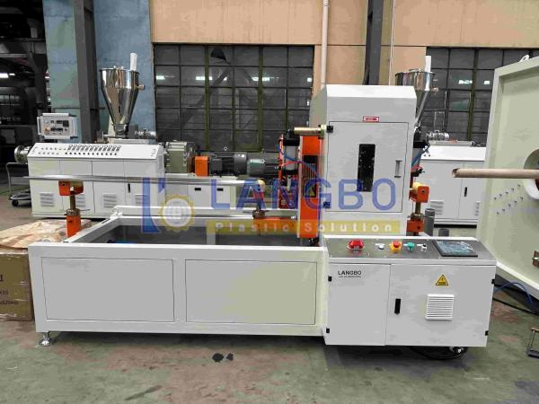 New Global Hot Sale Twin Screw Extruder for PP PE Plastic and PVC Pipe Making Machine