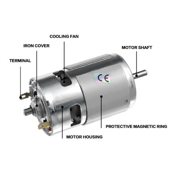 High Speed High Torque High Power DC Electric Motors 3000-22000RPM DC 3-24V 555 Motor