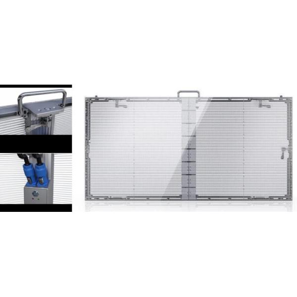Transparent Led Screen 1000*500 1000*1000 Customize Size Indoor Series Glass Shopping Mall Fixed Or Hoisting