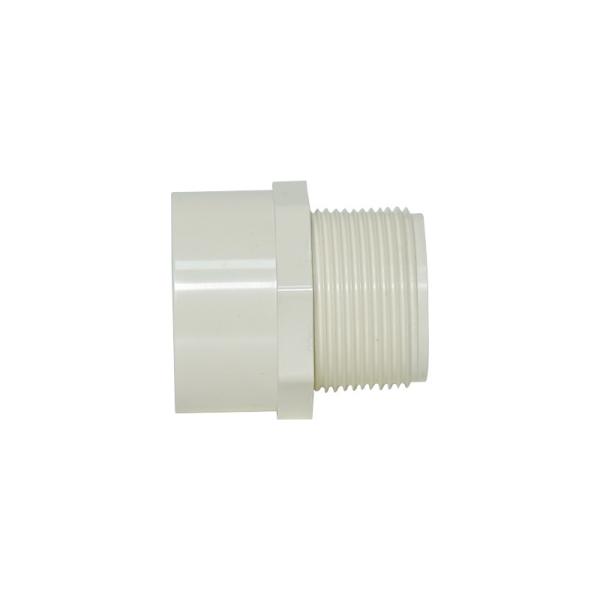 Pvc-U Adaptateur mâle PVC Pipe fitting mâle Union de couplage fileté Connecteur Pipe fittings