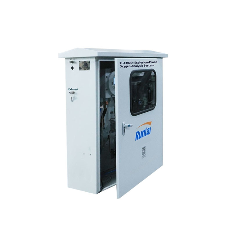 Explosion Proof Electrochemical Oxygen Detector O2 Gas Analyzer With Audible Alarm
