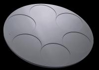 O carboneto de silicone de 6 polegadas revestiu sic placas de Tray High Temperature Resistance Graphite da grafite