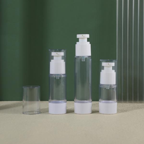 1oz 2oz 3oz 4oz 80ml 100ml 120ml Refillable Airless Lotion Pump Bottle featuring Customized Colors and Frosted Finish