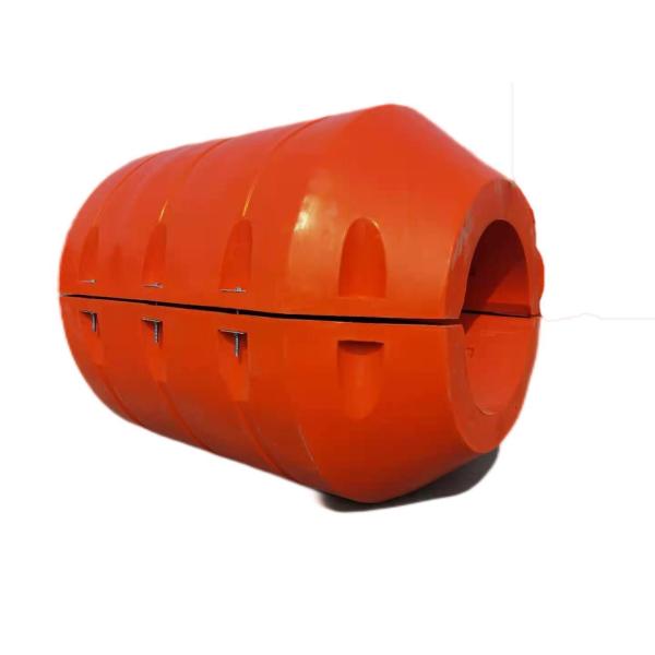 Easy to Install DN500 PE Float for Sand/Slurry Dredging Durable and Orange Outer Shell