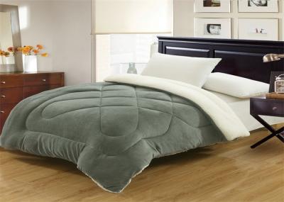 Plain Color Warm Winter Bed Sheets , Double Comforter Sets Only For Hand Wash