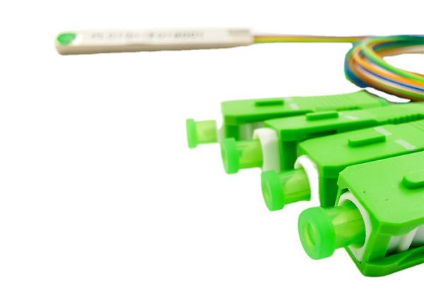 FTTX System 2x8 2x16 Fiber Optic Splitter PVC ABS Material