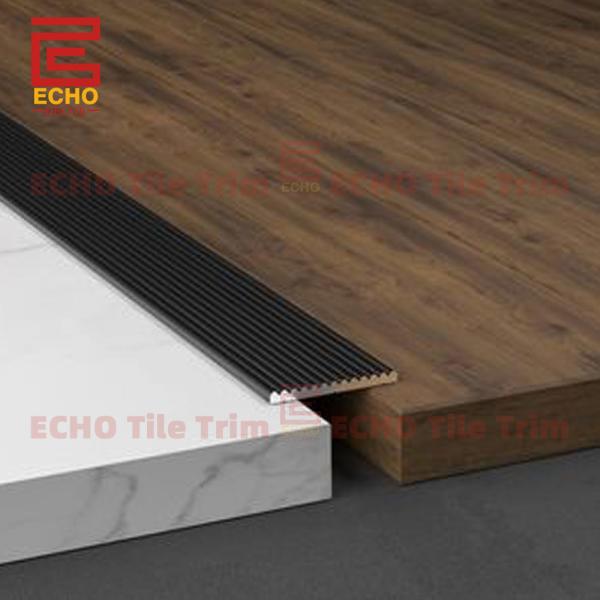 Black Flat Metal Floor Transition Strip Door Threshold Strips 4 in