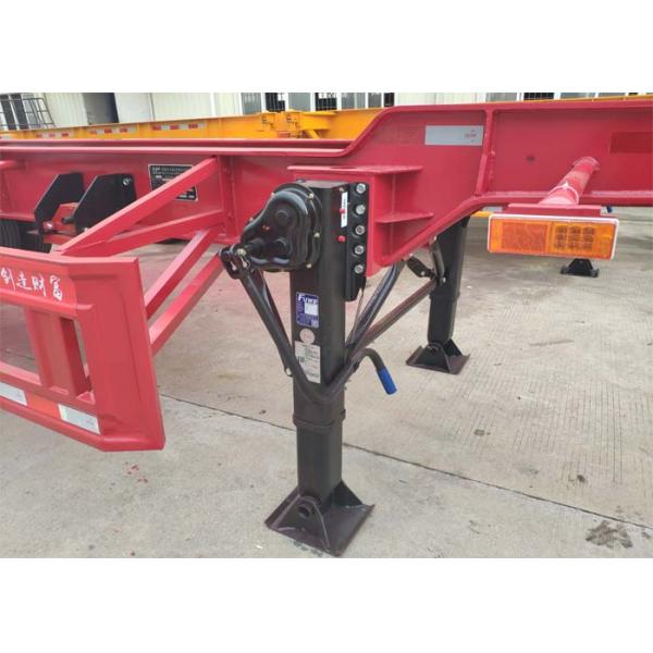 40-футовый трейлер контейнера, Три скелетный трейлер цапфы для перехода холодовой цепи