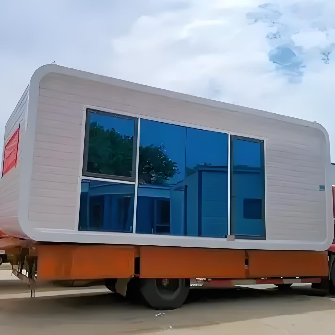 Factory Shipped Movable Modular Prefab Tiny Office Outdoor Office Pod Prefabricated Apple Cabin Office Pods