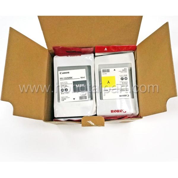 Tanque Canon PFI-102 MBK BK C Y PFI-104M IPF650 655 da tinta 750 755 760 765