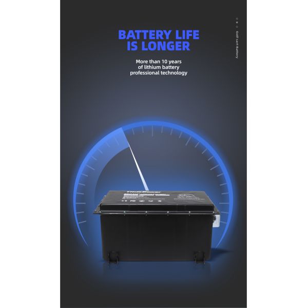 EZGO Yamaha Club Car Lithium Battery 51.2V 105Ah Replacing Lead Acid Pack