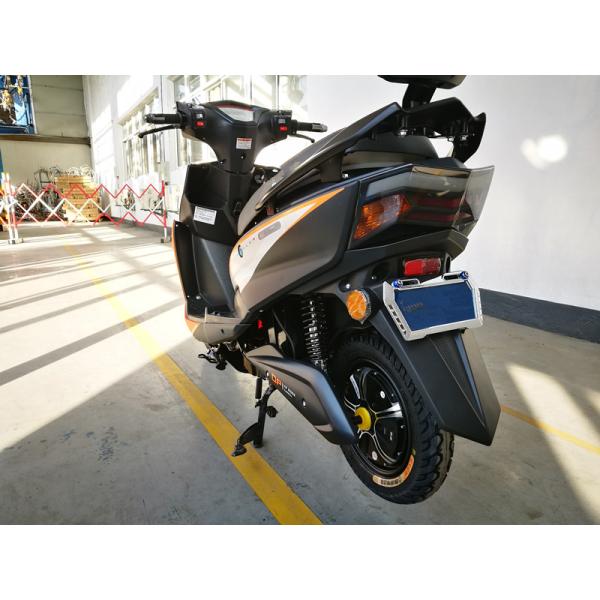 Distancia eléctrica de la gama de la motocicleta/de la vespa los 65km del litio de alta velocidad por carga