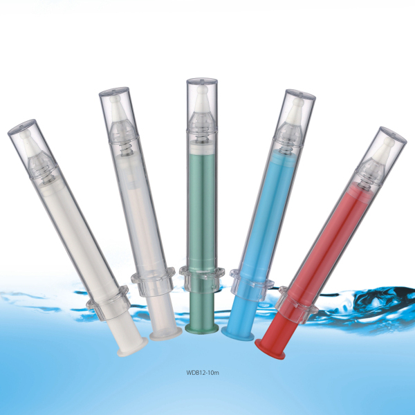 PETG 5 мл Шприц Безвоздушная Бутылка Крем для Глаз Безвоздушная Бутылка Шелкография