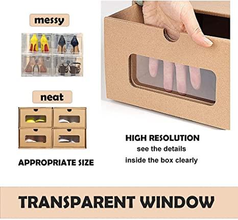 Waterproof Stackable Shoe Box Gift Box Custom Size ISO certificated