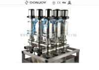 DN40 válvula de resistência à mistura de aço inoxidável higiénico com topo C