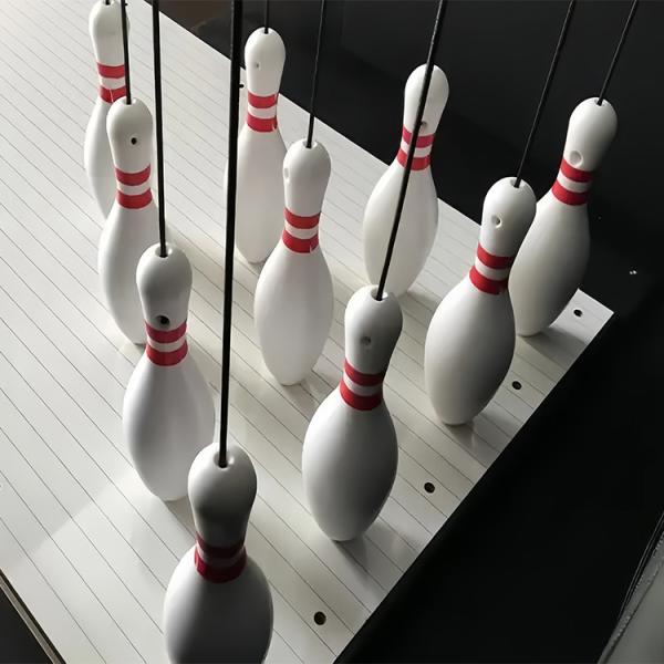 Muscle Exercise with Durable String Bowling Machine and Customizable Bowling Length