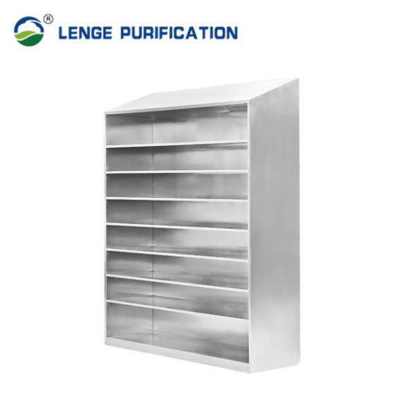Multilayer Stainless Steel Furnishing 1100mm × 450mm × 2000mm Pharma Storage Rack