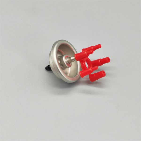 Lighter Gas Valve With Red Adaptor, Portable Fuel Control Valve For Disposable & Reusable Lighters, High-Precision Lighter Valve With Color-Coded Adaptor