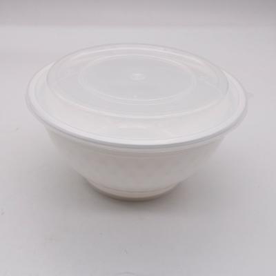 Disposable PP Plastic Takeaway Noodle Bowl Packing Lunch Bowl 36oz 42oz 50oz