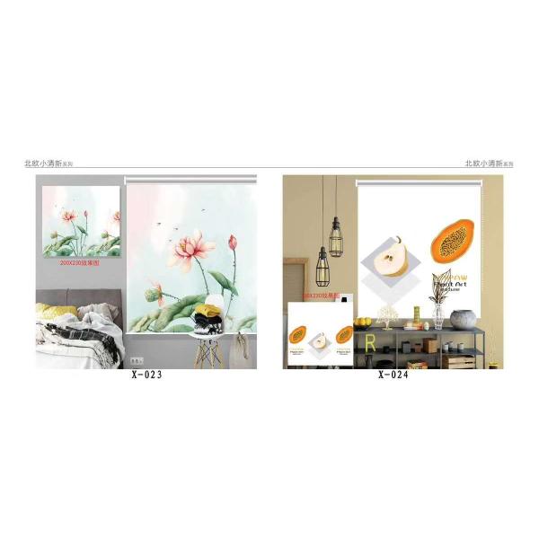3D printed roller blinds digital printing blinds fabric