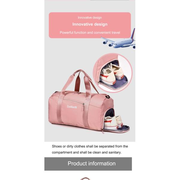 Ultimate Weekend Gym Bag Sports Duffle Bag With Shoe Compartment Wet Pocket