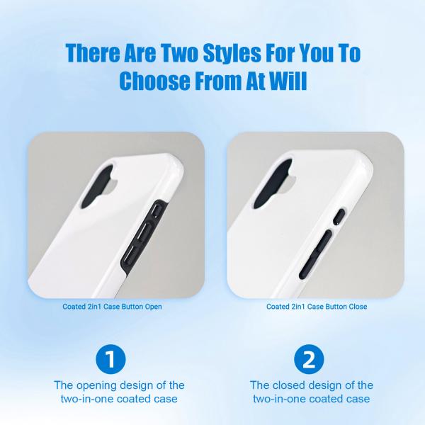 Glossy / Matte 3D Sublimation Phone Case Blanks Customized TPU PC Phone Case