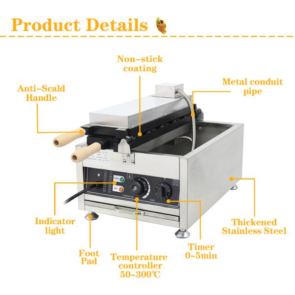 5 Большие рыбы Капацитет Корейский мороженое рыбная форма Тайяки производитель с 3000 Вт мощности