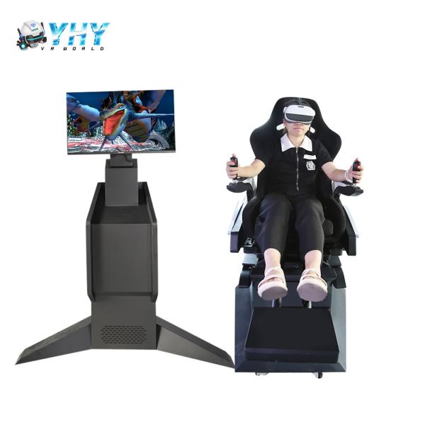 9D Vr Motion Simulator Chair Game Equipment With Joystick Rotation Machine