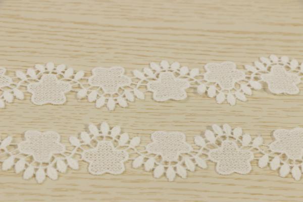 Dentate Decorative Chemical Lace Trim 3CM 100% polyester