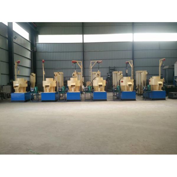 vertical ring die biomass wood pellet mill production line LSKJ550 1500kg per hour