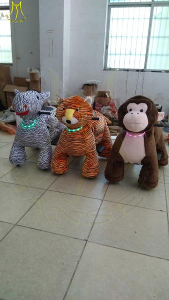 Hansel  latest zippy battery animal scooters for kids  coin operated animal car for mall
