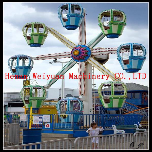 8 cabins Fun fair games kids indoor mini ferris wheel for sale
