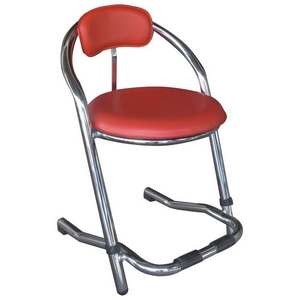 Round Nailing Swivel High Back Stainless Steel Bar Stool Adjustable Plastic Spoon Bar Chair