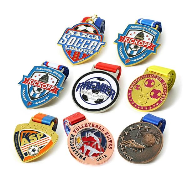 Custom Medals Zinc Alloy 3d Marathon Run Medal Basketball Soccer Football Medal With Ribbon