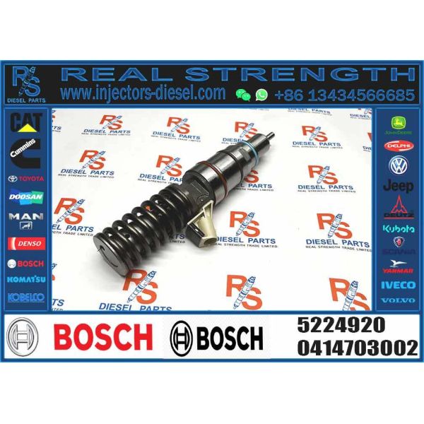 Hot Sell Common Rail Fuel Injector 0414703003 0414703005 0414703007 5224920 for Detroit Series 60 N3 14.0L Diesel Engine