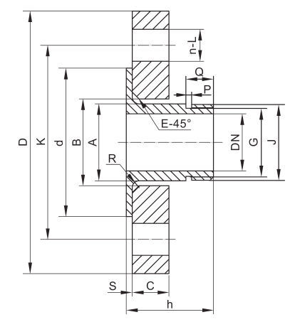 1-1/4 » vanne électromagnétique à flasque d'acier inoxydable de vapeur 24V 220V