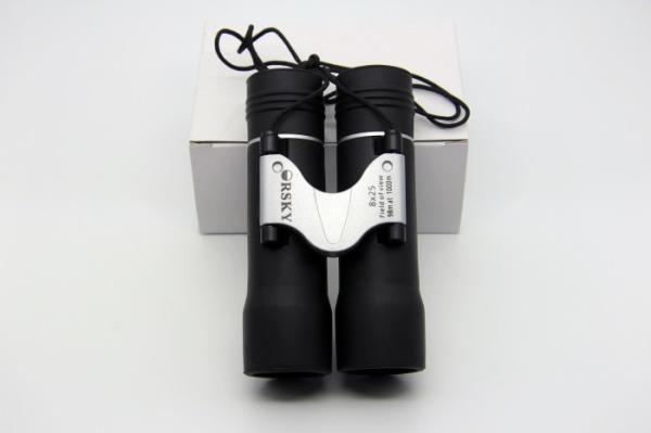 Lightweight Compact Folding Binoculars , Outdoor Sports 8x25 Compact Binoculars