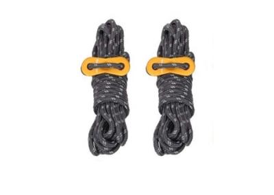 corda reflexiva Paracord de nylon 100ft da barraca da costa 5/32inch 8 de 4mm 1 pacote