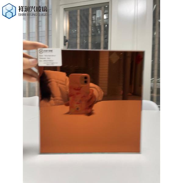 Golden Tinted Silver Mirror and Color Aluminum Wall Mirror Sheet Glass Clear Float Glass