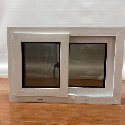 Reinforced Steel PVC Sliding Windows Double Glazed Upvc Sliding Windows CE