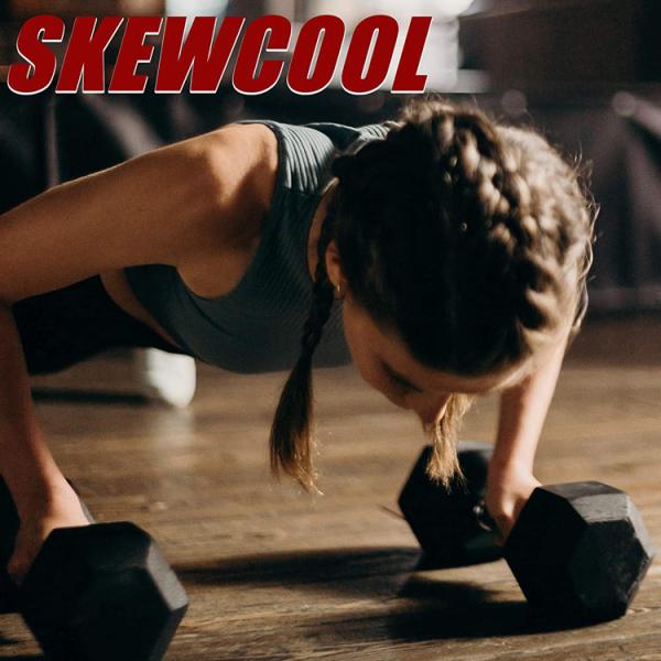 Rubber-covered Dumbbell Set with Customized Logo Perfect Addition to Home Gym Equipment