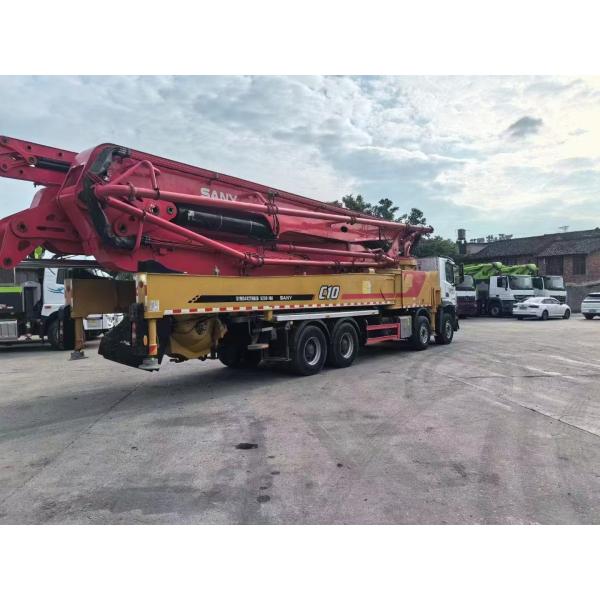 2021 62M C10 SYM5442THBEB 620C-10A Мерседес шасси Использованный Sany Бетон насосный грузовик Нажим нагнетания 12Mpa