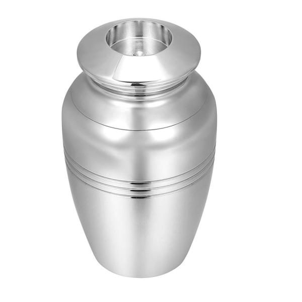 75*45mm Candle Holder Cremation Urn for Human Pet Ashes Stainless Steel Unique Designs