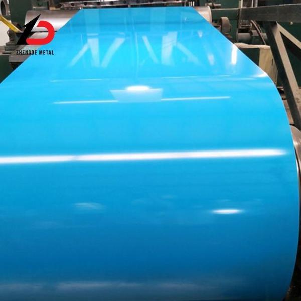 Stock laminé à chaud/à froid pré-galvanisé Ral revêtu de couleur PPGI PPGL bobine d'acier Dx53D Dx54D SGCC Sgcd S250gd Poids du rouleau 0,5 t-25 t