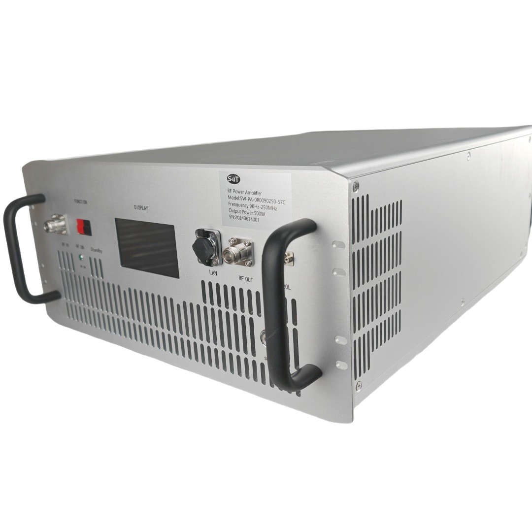 Высокая надежность и долговечность Усилитель RF 9K-250MHz 500W Ультраширокополосный усилитель мощности для испытаний и измерений
